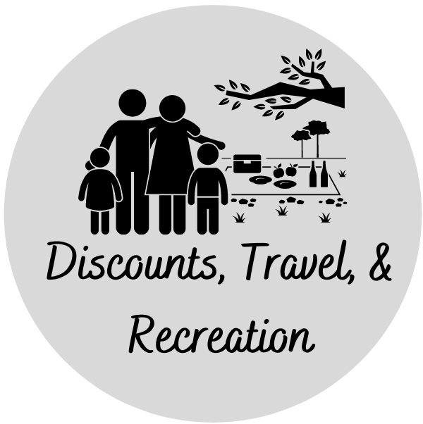 Discounts, Travel, and Recreation Discounts, Travel, and Recreation